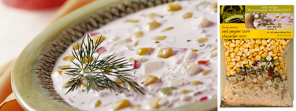 Frontier Soup - Florida Red Pepper Corn Chowder